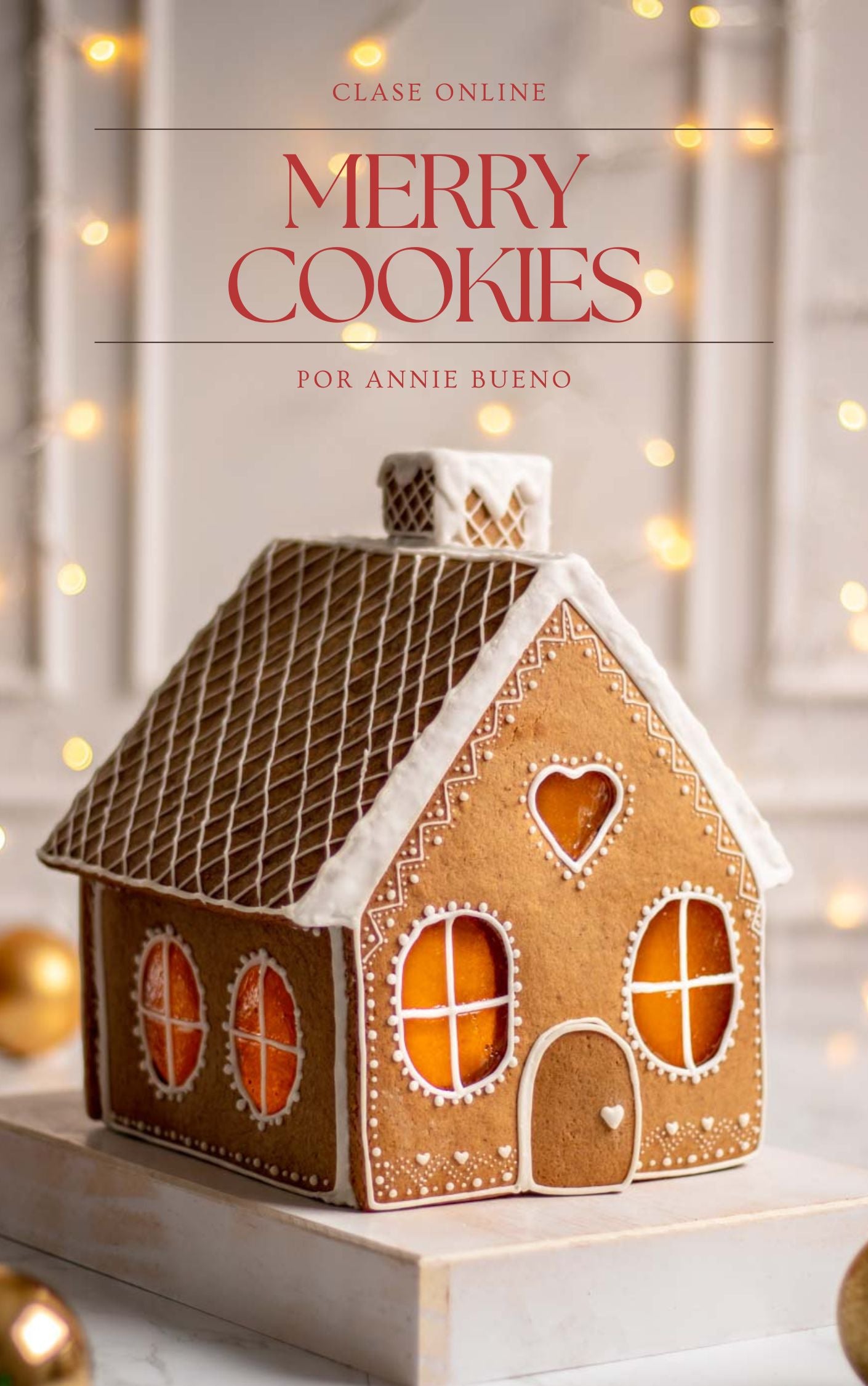 Merry Cookies - Clase Online de Galletas Navideñas Veganas